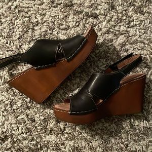 Spring Step wedges- worn once!